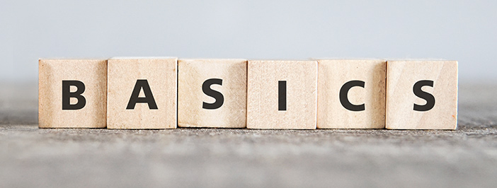 Little wooden blocks in representation of the basics of IT Infrastructure.