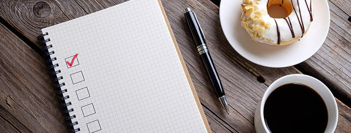 IT budget auditing done on paper and a clipboard.